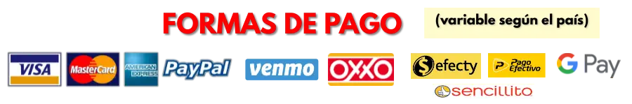 Formas de pago